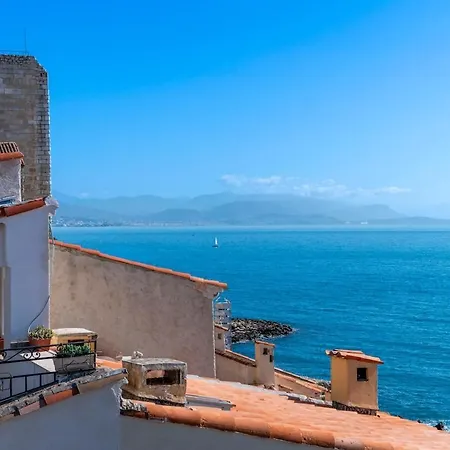 5 Floor Townhouse, Sea View Terrace Lägenhet Antibes